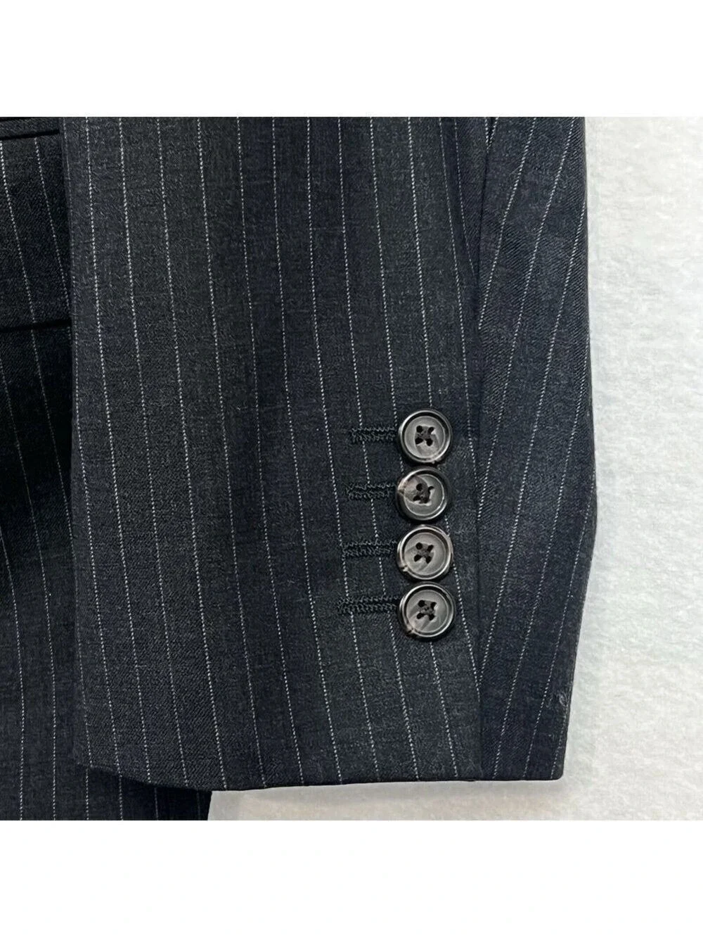 Ralph Lauren Mens Suit Jacket Sport Blazer Black Wool 44 L Dillards Exclusive
